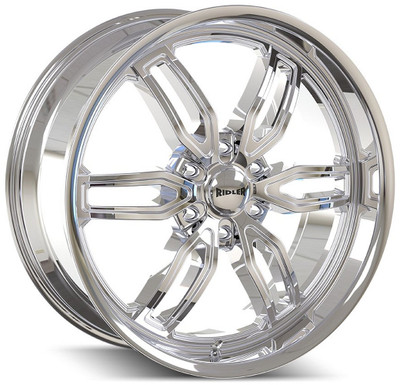 22x9.5 Ridler 609 Chrome 6x5.5/139.7 18mm