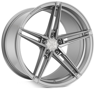 (Special Pricing) 20x11 Rohana RFX15 Brushed Titanium (Cross Forged) (Super Deep Concave) 5x112 30mm