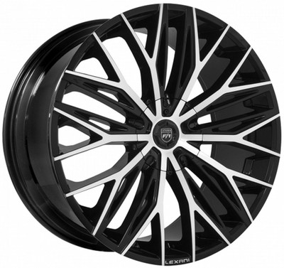 26x10 Lexani Aries Gloss Black Machined w/ Cap (CUSTOM) 26x10 Lexani Aries Gloss Black Machined w/ Cap (CUSTOM)
