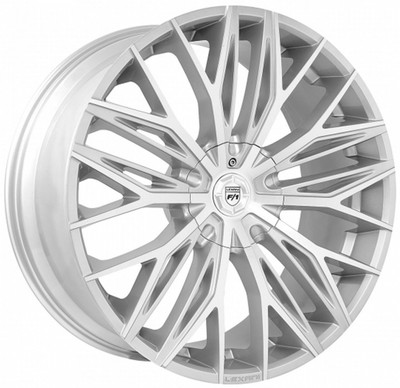 26x10 Lexani Aries Silver Machined Face w/ Cap (CUSTOM) 26x10 Lexani Aries Silver Machined Face w/ Cap (CUSTOM)