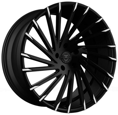 26x10 Lexani Wraith Gloss Black w/ Machined Tips (CUSTOM) 26x10 Lexani Wraith Gloss Black w/ Machined Tips (CUSTOM)
