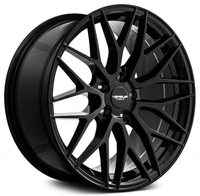 18x8.5 Versus VS24 Gloss Black 5x112 38mm