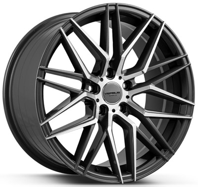17x7.5 Versus VS1121 Gloss Black Machined Face 5x4.5/114.3 40mm 17x7.5 Versus VS1121 Gloss Black Machined Face 5x4.5/114.3 40mm