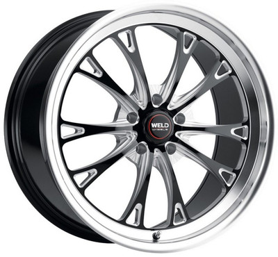 20x11 Weld Performance Belmont S113 Gloss Black Milled Machined (Rotary Formed) 5x120 40mm