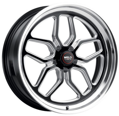 20x9.5 Weld Performance Laguna S107 Gloss Black Milled Machined (Rotary Formed) 5x4.75/120.7 50mm 20x9.5 Weld Performance Laguna S107 Gloss Black Milled Machined (Rotary Formed) 5x4.75/120.7 50mm