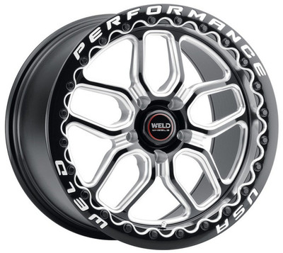 18x10 Weld Performance Laguna Drag Beadlock S907 Gloss Black Milled Machined (Rotary Formed) 5x120 45mm 18x10 Weld Performance Laguna Drag Beadlock S907 Gloss Black Milled Machined (Rotary Formed) 5x120 45mm