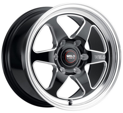 20x11 Weld Performance Ventura 6 S106 Gloss Black Milled Machined (Rotary Formed) 6x5.5/139.7 36mm