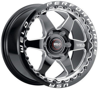15x10 Weld Performance Ventura 6 Beadlock S909 Gloss Black Milled Machined (Rotary Formed) 6x5.5/139.7 38mm 15x10 Weld Performance Ventura 6 Beadlock S909 Gloss Black Milled Machined (Rotary Formed) 6x5.5/139.7 38mm