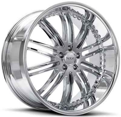 20x10 XIX X23 Full Chrome 5x4.5/114.3 40mm