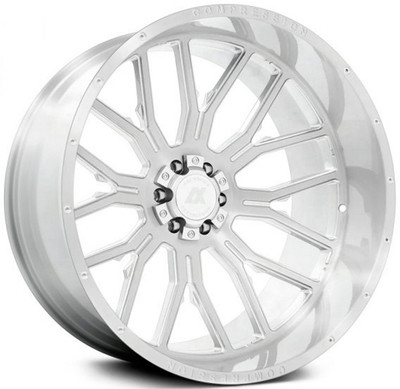 26x14 AXE Offroad AX6.1-R Silver Brushed Milled w/ Mirror Lip (Compression Forged) (* May Require Trimming) 5x5/127 5x5.5/139.7 -76mm 26x14 AXE Offroad AX6.1-R Silver Brushed Milled w/ Mirror Lip (Compression Forged) (* May Require Trimming) 5x5/127 5x5.5/139.7 -76mm