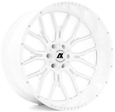 22x12 AXE Offroad AX6.3 Gloss White Milled (Compression Forged) (* May Require Trimming) 6x135 6x5.5/139.7 -44mm 22x12 AXE Offroad AX6.3 Gloss White Milled (Compression Forged) (* May Require Trimming) 6x135 6x5.5/139.7 -44mm