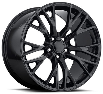 18x12 Corvette C7 Z06 Replica Wheel Gloss Black FR22  5x4.75/120.7 59mm
