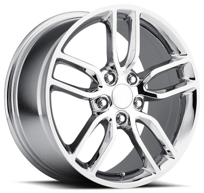 20x10 Corvette C7 Z51 Replica Wheel Chrome FR26 5x4.75/120.7 79mm 20x10 Corvette C7 Z51 Replica Wheel Chrome FR26 5x4.75/120.7 79mm