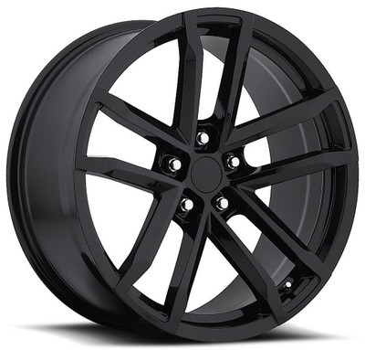 20x9 Camaro ZL1 Replica Wheel Gloss Black FR41 5x120 27mm 20x9 Camaro ZL1 Replica Wheel Gloss Black FR41 5x120 27mm