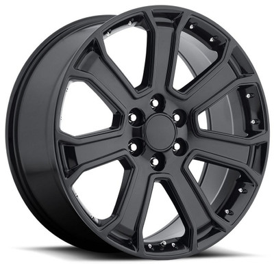 22x9 GMC Yukon Denali Replica Wheel Gloss Black FR49 6x5.5/139.7 31mm 22x9 GMC Yukon Denali Replica Wheel Gloss Black FR49 6x5.5/139.7 31mm