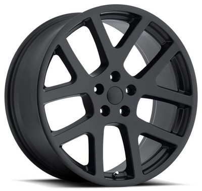 20x9 Dodge LX Viper Replica Wheel Satin Black FR64 5x115 18mm 20x9 Dodge LX Viper Replica Wheel Satin Black FR64 5x115 18mm