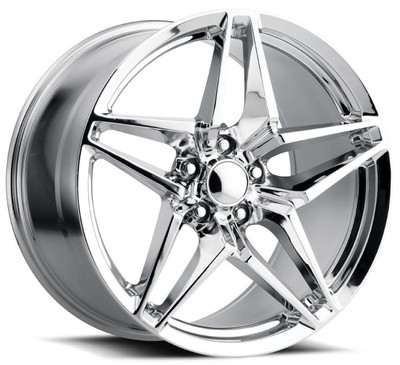 20x12 Corvette C7 ZR1 Replica Wheel Chrome FR29 5x4.75/120.7 59mm
