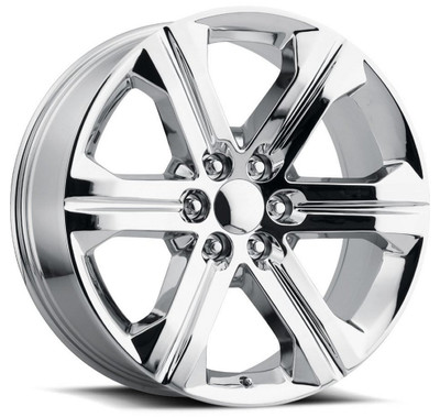 24x10 GMC Sierra Replica Wheel Chrome FR47 6x5.5/139.7 30mm 24x10 GMC Sierra Replica Wheel Chrome FR47 6x5.5/139.7 30mm