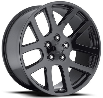 24x10 Dodge Ram SRT10 Replica Wheel Gloss Black FR60 5x5.5/139.7 25mm 24x10 Dodge Ram SRT10 Replica Wheel Gloss Black FR60 5x5.5/139.7 25mm