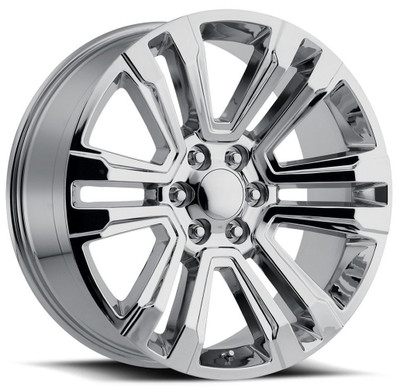 24x10 Cadillac Escalade Truck Replica Wheel Chrome FR72 6x5.5/139.7 30mm (While Supplies Lasts) 24x10 Cadillac Escalade Truck Replica Wheel Chrome FR72 6x5.5/139.7 30mm (While Supplies Lasts)