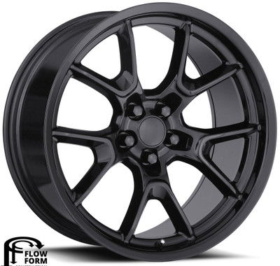 20x10.5 Dodge Anniversary Replica Wheel Gloss Black FR66F (Flow Form) 5x115 22mm 20x10.5 Dodge Anniversary Replica Wheel Gloss Black FR66F (Flow Form) 5x115 22mm