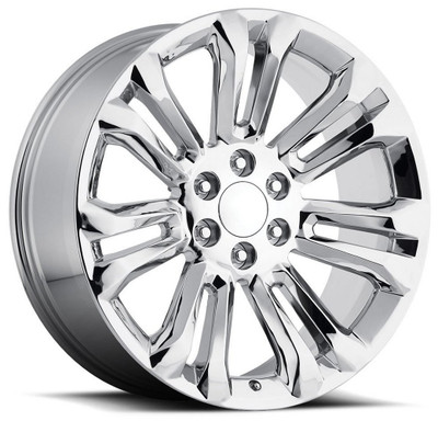 22x9 GMC Replica Wheel Chrome FR55 6x5.5/139.7 24mm 22x9 GMC Replica Wheel Chrome FR55 6x5.5/139.7 24mm