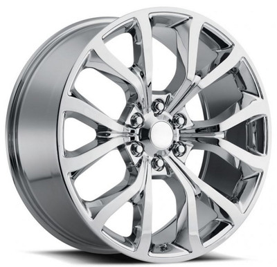 22x9.5 2018 Ford Expedition Platinum Replica Wheels Chrome FR52 6x135 44mm