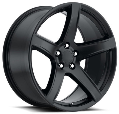 22x9.5 Dodge Hellcat HC2 Replica Wheel Satin Black FR77 5x115 18mm 22x9.5 Dodge Hellcat HC2 Replica Wheel Satin Black FR77 5x115 18mm
