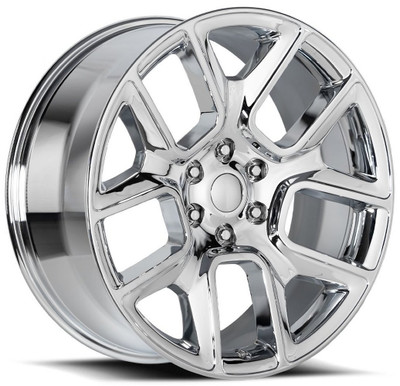 24x10 Dodge Ram 1500 Replica Wheel Chrome FR76 6x5.5/139.7 25mm
