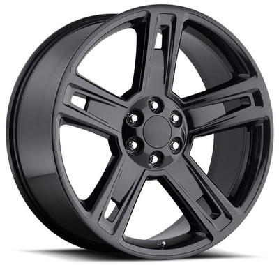 22x9 Chevrolet Silverado Replica Wheel Gloss Black FR34 6x5.5/139.7 24mm 22x9 Chevrolet Silverado Replica Wheel Gloss Black FR34 6x5.5/139.7 24mm
