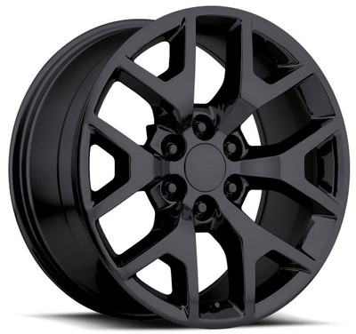24x10 GMC Sierra Replica Wheel Gloss Black FR44 6x5.5/139.7 31mm 24x10 GMC Sierra Replica Wheel Gloss Black FR44 6x5.5/139.7 31mm