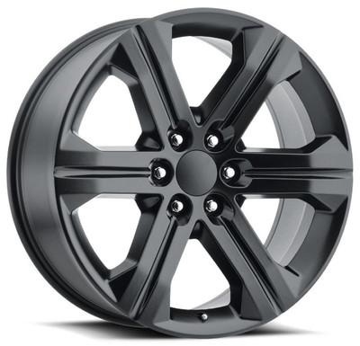 22x9 GMC Sierra Replica Wheel Satin Black FR47 6x5.5/139.7 24mm 22x9 GMC Sierra Replica Wheel Satin Black FR47 6x5.5/139.7 24mm