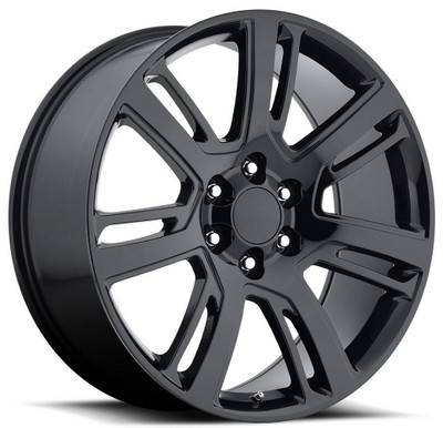24x10 Cadillac Escalade 2015 Replica Wheel Gloss Black FR48 6x5.5/139.7 31mm 24x10 Cadillac Escalade 2015 Replica Wheel Gloss Black FR48 6x5.5/139.7 31mm