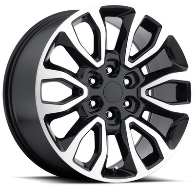 20x9 Ford Raptor Replica Wheels Gloss Black Machined Face FR53 6x135 30mm 20x9 Ford Raptor Replica Wheels Gloss Black Machined Face FR53 6x135 30mm
