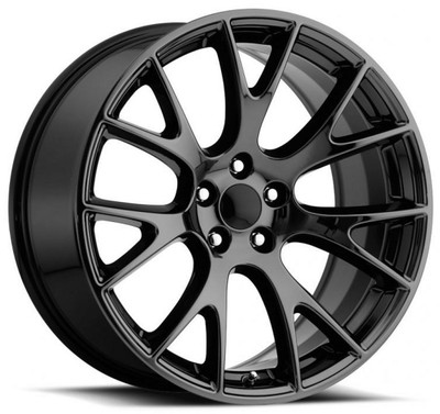 22x10 Dodge Ram Hellcat Replica Wheel Gloss Black FR70 (5 Lug) 5x5.5/139.7 25mm 22x10 Dodge Ram Hellcat Replica Wheel Gloss Black FR70 (5 Lug) 5x5.5/139.7 25mm