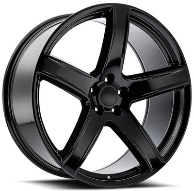 22x10 Dodge HC2 RAM Truck Replica Wheel Gloss Black FR77 5x5.5/139.7 25mm