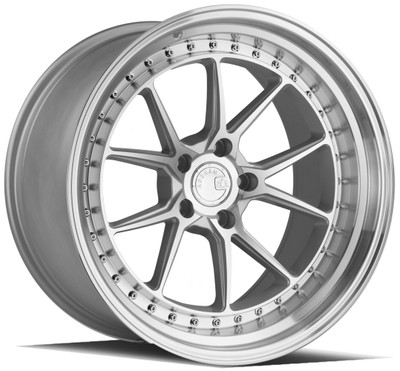19x9.5 Aodhan DS08 Silver w/ Machined Face (Flow Formed) 5x4.5/114.3 22mm 19x9.5 Aodhan DS08 Silver w/ Machined Face (Flow Formed) 5x4.5/114.3 22mm