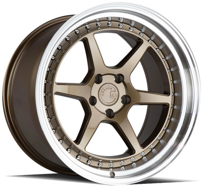 19x9.5 Aodhan DS09 Bronze w/ Machined Lip (Flow Form) 5x4.5/114.3 22mm 19x9.5 Aodhan DS09 Bronze w/ Machined Lip (Flow Form) 5x4.5/114.3 22mm