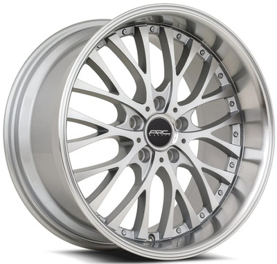 18x9 ARC AR6 Silver Machined 5x110 35mm (CUSTOM) 18x9 ARC AR6 Silver Machined 5x110 35mm (CUSTOM)