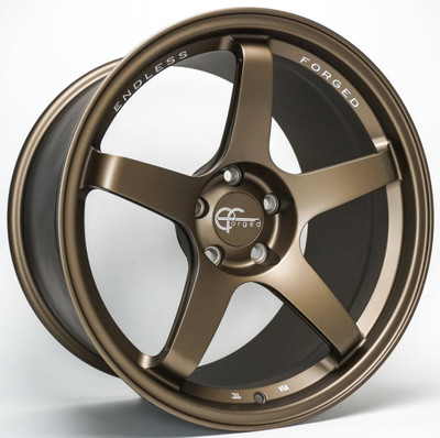 18x10.5 Endless Forged F01 Matte Bronze (Forged 1-Piece) 5x120 22mm 18x10.5 Endless Forged F01 Matte Bronze (Forged 1-Piece) 5x120 22mm
