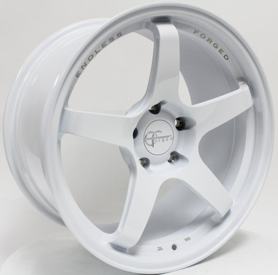 18x9.5 Endless Forged F01 Gloss White (Forged 1-Piece) 5x120 38mm 18x9.5 Endless Forged F01 Gloss White (Forged 1-Piece) 5x120 38mm