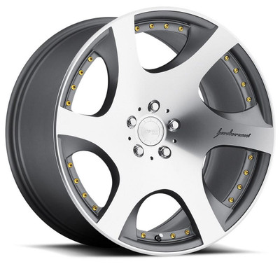 20x9 MRR VP3 Matte Graphite Machined w/ Gold Rivets (CUSTOM) 20x9 MRR VP3 Matte Graphite Machined w/ Gold Rivets (CUSTOM)