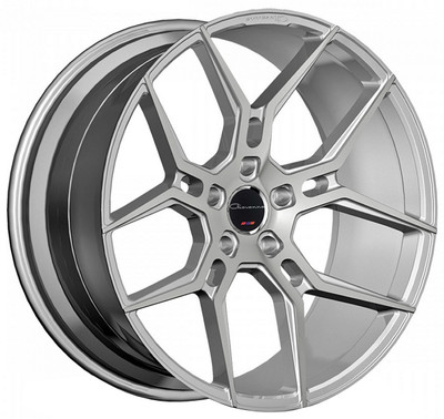 22x9 Giovanna Haleb Gloss Silver w/ Machined Face (CUSTOM)