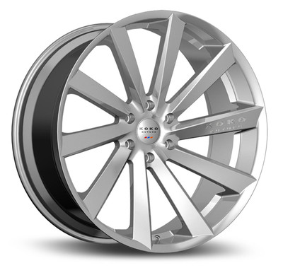 26x10 Koko Kuture Kapan Gloss Silver (CUSTOM) 26x10 Koko Kuture Kapan Gloss Silver (CUSTOM)