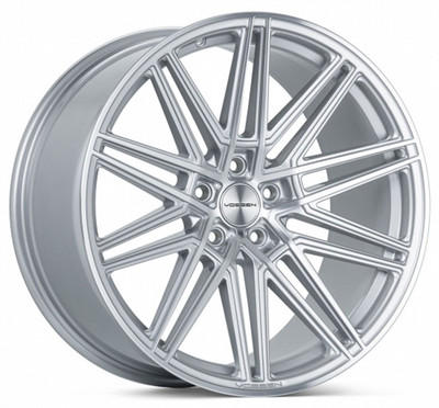 19x8.5 Vossen CV10 Silver Machined 5x112 38mm