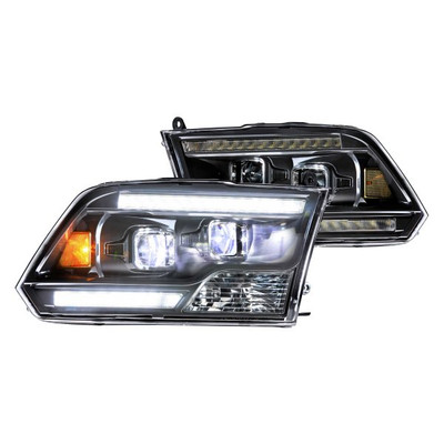 Morimoto XB Hybrid LED Headlights: Dodge Ram (09-18) (Pair / ASM) LF524