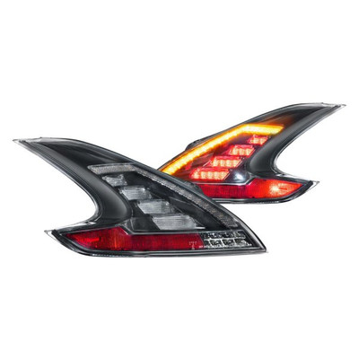 Morimoto XB LED Tails: Nissan 370Z (09-20) (Pair / Smoked) LF419