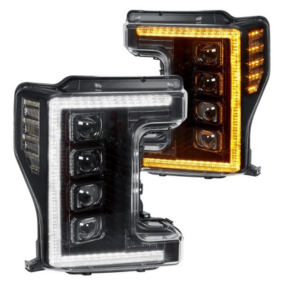 Morimoto XB LED Headlights: Ford Super Duty (17-19) (Pair / ASM) LF503-ASM