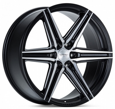 22x9.5 Vossen HF6-2 Matte Black w/ Brushed Face (Hybrid Forged) (Deep Concave) 6x135 20mm 22x9.5 Vossen HF6-2 Matte Black w/ Brushed Face (Hybrid Forged) (Deep Concave) 6x135 20mm