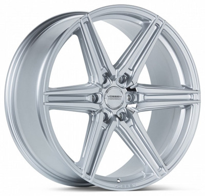 20x9.5 Vossen HF6-2 Silver Machined (Hybrid Forged) (Deep Concave) 6x5.5/139.7 15mm